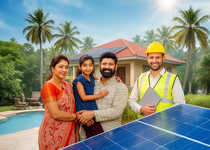 Brightline Solar Expert Kerala solar solutions, Solar panel installation on Kerala rooftops